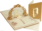 Popcards.nl pop up kaart trouwkaart huwelijkskaart aanzoek verloofd verloving bruiloft huwelijk man vrouw trouwen samenwonen samenlevingscontract geregistreerd partnerschap liefde verliefd wenskaart 3D-kaart