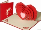 084 rood roze hart compilatie Liefdeskaart I love you ik hou van je groot rood hart - Valentijn, Moederdag Popcards.nl Love card Ti amo Ti amo grande cuore rosso san valentino festa della mamma
