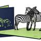 Artistic Zebras | Equidae Horse Africa | 3D pop up card Artistic Zebras | Equidae Horse Africa | 3D pop up card Image