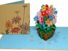 boeket madeliefjes compilatie 1 Boeket bloemen Madeliefjes pop-up wenskaart Popcards.nl pop-up kaart wenskaart boeket madelief madeliefjes bloemen bloemenmandje 3D kaart
