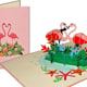 Flamingo’s pop-up wenskaart | Liefde, vriendschap, Valentijn, trouwen Flamingo’s pop-up wenskaart | Liefde, vriendschap, Valentijn, trouwen Image