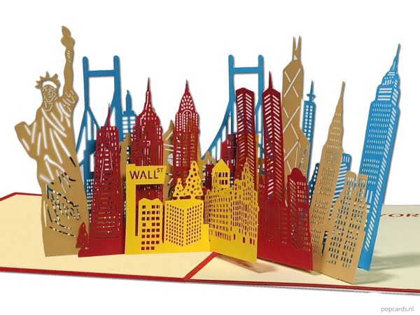 Popcards.nl carte pop-up - New York City Manhattan Big Apple Statue of Liberty City voyage vacances pop-up carte carte de voeux 3D Popcards.nl carte pop-up - New York City Manhattan Big Apple Statue of Liberty City voyage vacances pop-up carte carte de voeux 3D