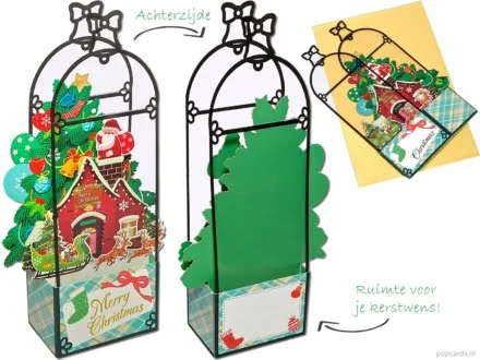 Merry Christmas Amazing Tri Fold 3D Pop-Up Greeting Card The - View #7