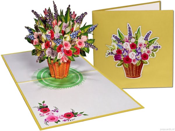 UK Greetings Biglietto Pop-up Per Mamma – Furgone Di Fiori, Con Busta, Per Compleanno, 210x210 Mm, Bianco Interno Per Messaggio