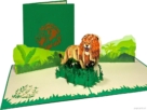 grommende leeuw compilatie Grote Stoere leeuw - The Lion King pop-up wenskaart Popcards pop-up kaart grommende stoere leeuw king of the jungle koning van de jungle leeuwin leeuwen dierentuin dieren poes