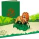 Big Tough lion - The Lion King pop-up greeting card Big Tough Lion - The Lion King pop-up greeting card Image