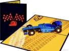 Popcards Pop Up Cards - Course automobile de Formule 1 Championnat du monde de Formule 1 de la FIA Formula Racing 3D Carte de vœux