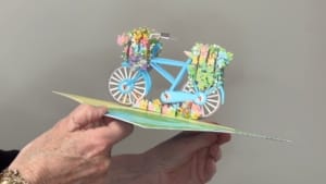 Video blaues Fahrrad