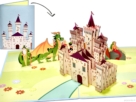 Popcards Popup-Karten - Schloss Märchenschloss Prinzessin Prinz König Königin Disney 3D-Grußkarte