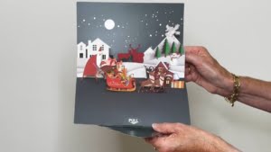 Video Weihnachtskarte dunkelschwarz