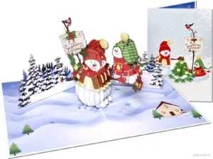 Lanterne di Natale da 2 pezzi, Lampadari decorativi di Natale, Luci