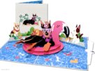 hond zwembad compilatie Grappige pop-up kaart Pool Party met stoere Hond met Zonnebril in Zwembad Biglietto pop-up Popcards – Cane che prende il sole con occhiali da sole, diploma di nuoto, biglietto di auguri 3D per cani in piscina galleggiante, cani fantastici