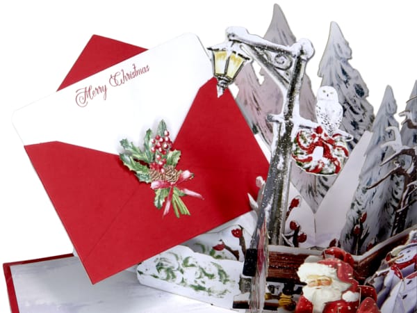 Popcards pop-up card – Babbo Natale con lettera Lettera di Natale Lista dei desideri di Natale Biglietto di auguri di Natale Biglietto di auguri 3D Popcards pop-up card – Babbo Natale con lettera Lettera di Natale Lista dei desideri di Natale Biglietto di auguri di Natale Biglietto di auguri 3D