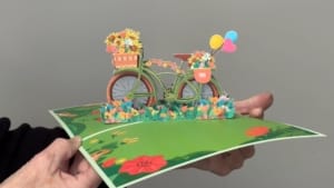 video bicicletta verde