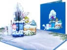 kerstkaart laarzen compilatie Superleuke Kerstkaart Winter Laarzen met Sneeuwpoppen 3D kaart Popcards biglietto pop-up – biglietto di auguri natalizio stivali stivali invernali pupazzo di neve coniglio biglietto di auguri 3D
