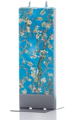 Flatyz flat candle hand-painted Vincent van Gogh - Almond Blossom almond blossom almond blossom