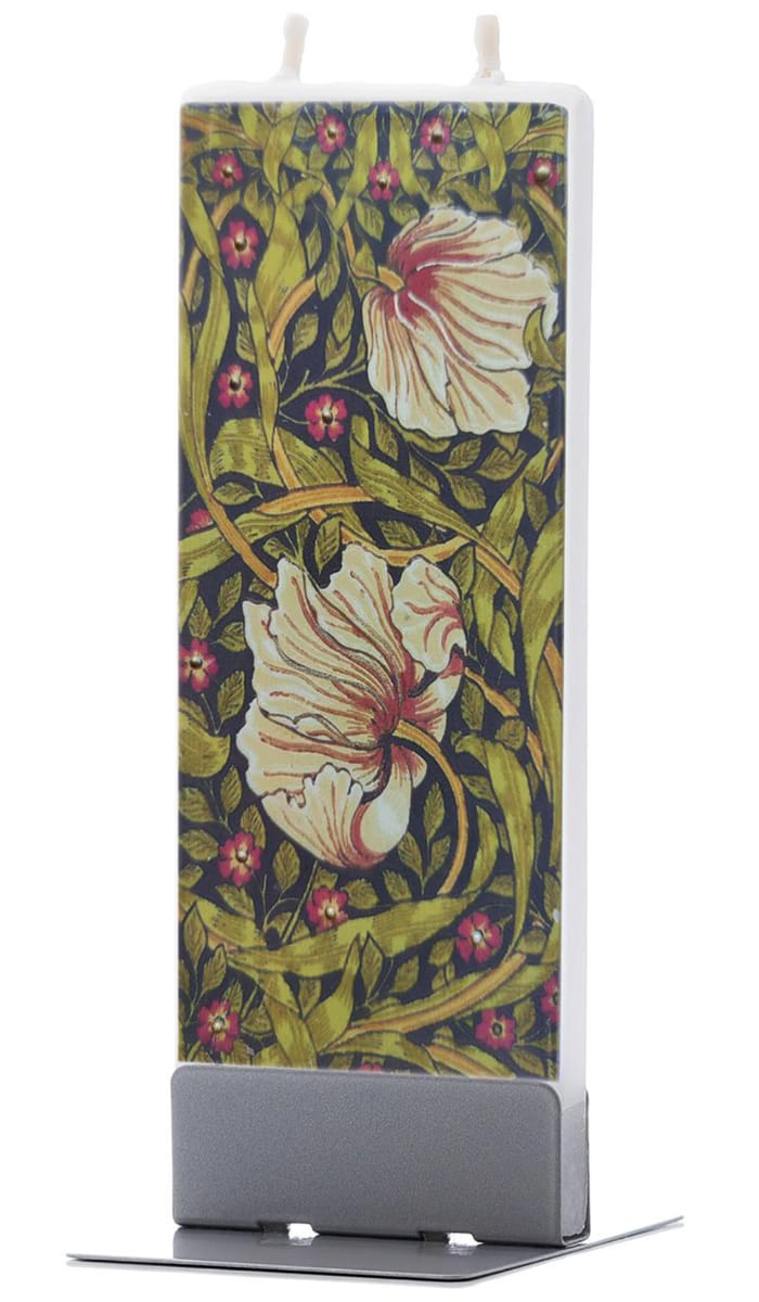 Flatyz platte kaars handbeschilderd atyz-24K053 pimpernel william morris