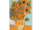 Flatyz Flachkerze, handbemalt -25K057 Van Gogh Sonnenblumen